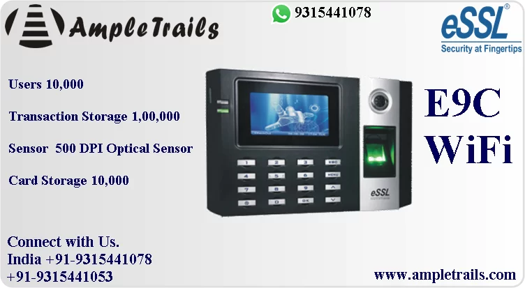Time Attendance Machine eSSL E9C WI-FI - Biometric Attendance System