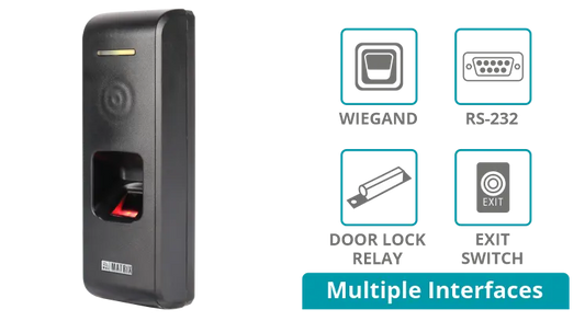 Matrix COSEC PATH DCFI BLE, Fingerprint and HiD iClass Card based Door Controller