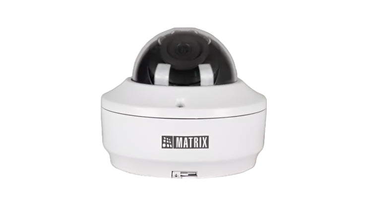 Matrix Satatya 8MP IR Dome Camera | WDR Audio | Biometric Attendance