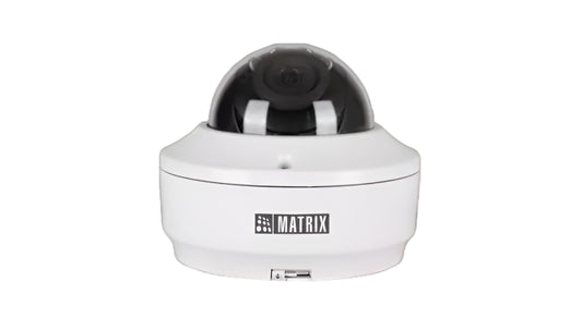 Matrix Satatya 8MP IR Dome Camera | WDR Audio | Biometric Attendance