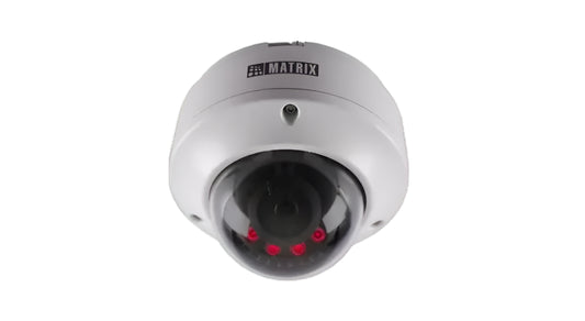 Matrix Satatya 8MP IR Dome Camera | WDR Audio | Biometric Attendance