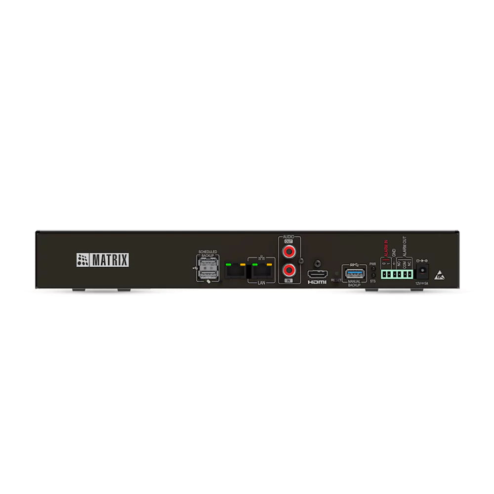 Matrix 32 Channel NVR with 4K HDMI Output | Biometric Attendance