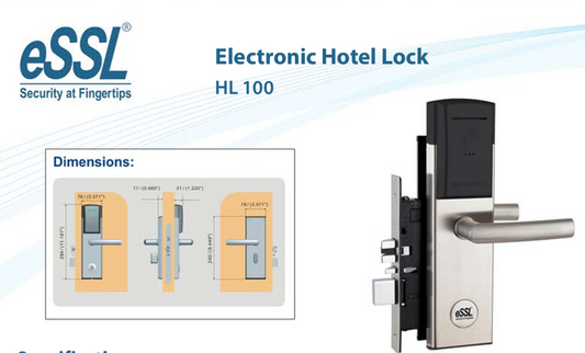ELECTRONIC HOTEL LOCK eSSL HL-100 - Biometric Attendance System