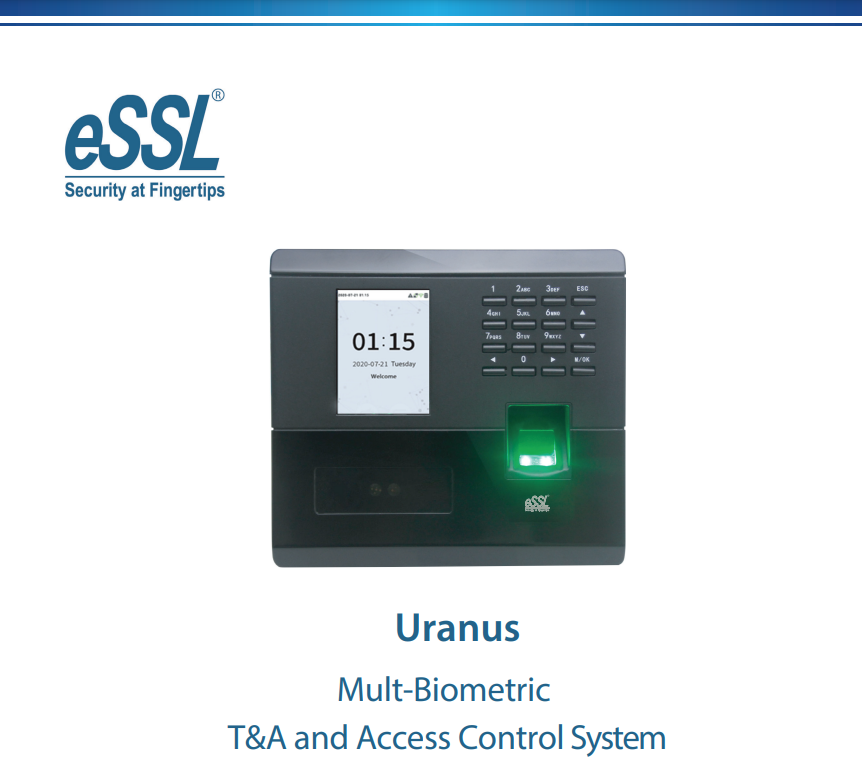 FACE Fingerprint Attendance Machine AIFACE-URANUS