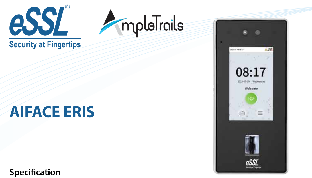 eSSL AIFACEERIS Face Recognition Attendance System