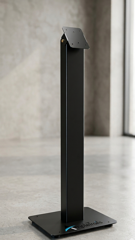 Metal Surface Stand for Biometric Attendance Machines – 130 x 10cm