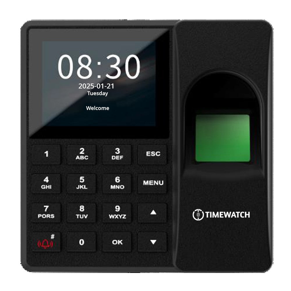 TimeWatch Fingerprint Biometric Attendance & Password Access Control Device