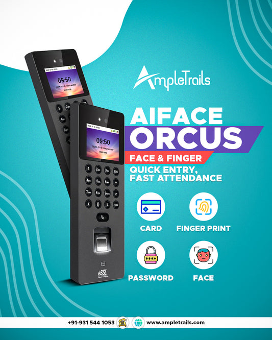 eSSL AiFace Orcus Face & Fingerprint Attendance Machine with WiFi