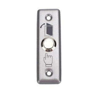 TimeWatch Metal Exit Switch 3x1 Narrow Push Button