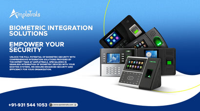 Attendance Machine Durable biometric hardware with a sleek design that gives you accurate attendance data
