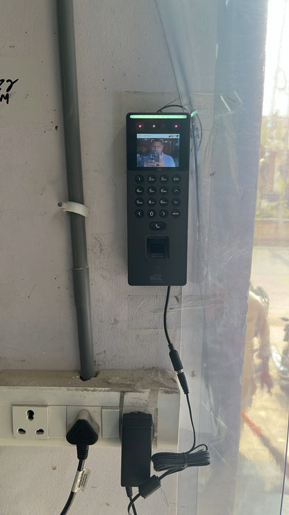 eSSL AiFace Orcus Face & Fingerprint Attendance + battery