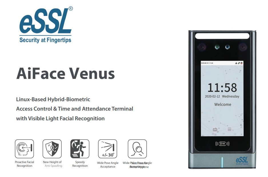 Face Reader Attendance Machine eSSL AIFACE-VENUS