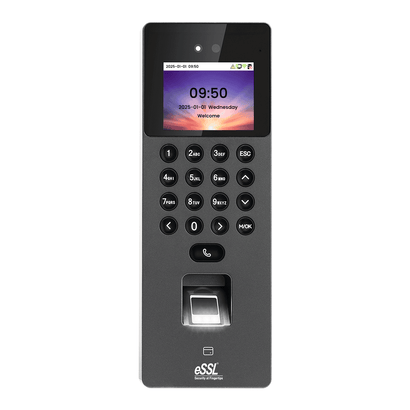 eSSL AiFace Orcus Face & Fingerprint Attendance + battery
