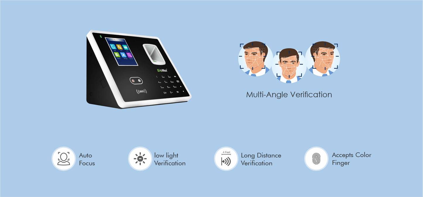 Face Recognition Access Control N-Bio101W Biomax