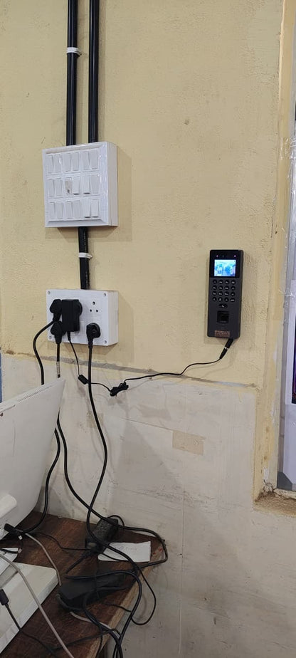 eSSL AiFace Orcus Face & Fingerprint Attendance + battery