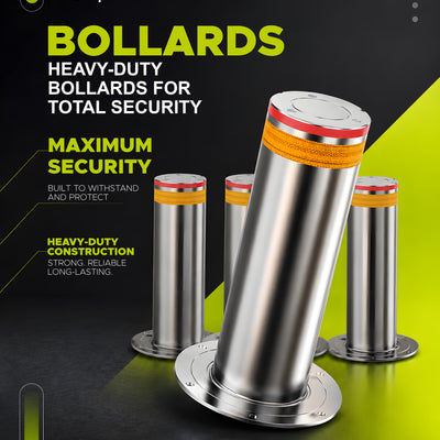 eSSL RB-219 Retractable Road Bollard – Vehicle Perimeter Security