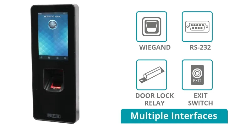 Cosec Argo Fox Finger & RFID Card Biometric Door Controller | Biometric Attendance