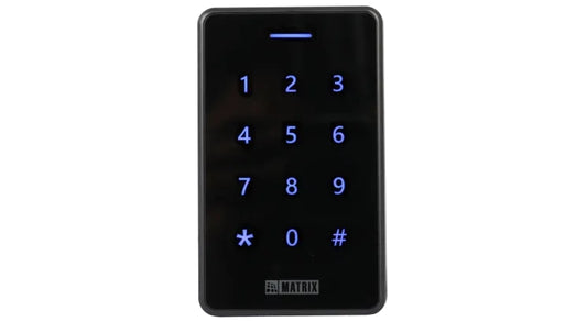 Cosec Atom RD100K Access Reader | RFID Bluetooth & Keypad | IP65-Rated | Biometric Attendance