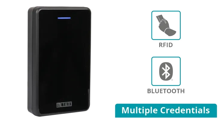 Cosec Atom RD100 RFID & Bluetooth Access Reader | Compact & IP65-Rated | Biometric Attendance