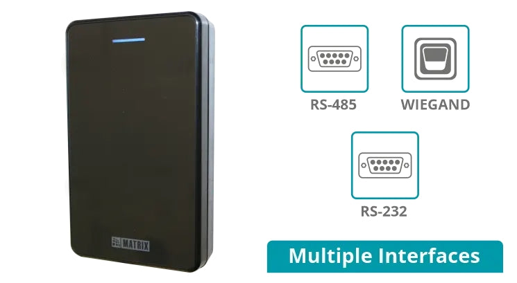 Cosec Atom RD100 RFID & Bluetooth Access Reader | Compact & IP65-Rated | Biometric Attendance