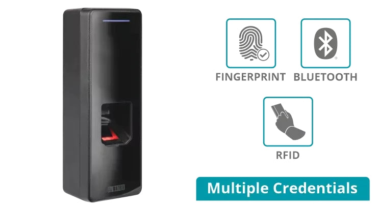 Cosec Atom RD200 Biometric Access Reader | Fingerprint, RFID & BLE Support | Biometric Attendance