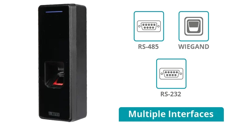 Cosec Atom RD200 Biometric Access Reader | Fingerprint, RFID & BLE Support | Biometric Attendance