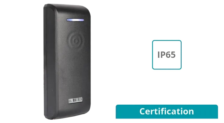 Cosec Path RDCX RFID Card Access Reader | Compact & IP65-Rated | Biometric Attendance