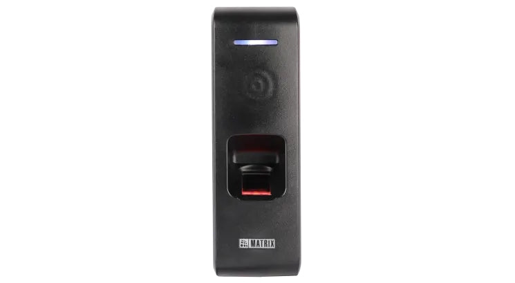 Cosec Path RDFX Fingerprint & Card Access Reader | Compact IP65 Design | Biometric Attendance