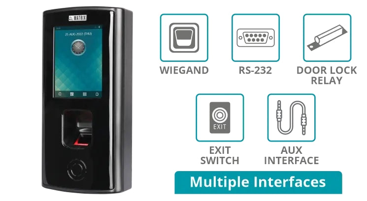 Cosec Vega Fax Finger & RFID Card Biometric Door Controller | Biometric Attendance