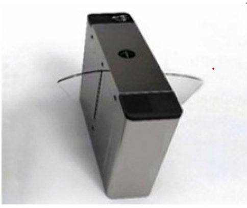 Fortuna DynaGATE-FB/2 Dual Lane Flap Barrier Turnstile - Premium Lobby Access Control