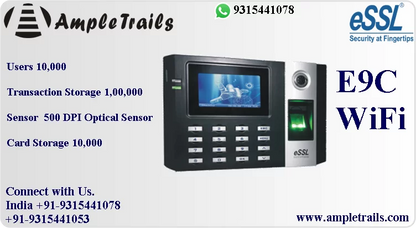 Time Attendance Machine eSSL E9C WI-FI - Biometric Attendance System
