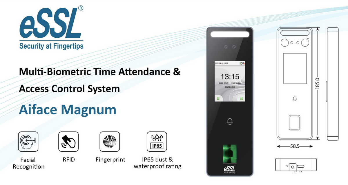 Ess Face Machine eSSL AiFace Magnum Face Attendance | Attendance Machine