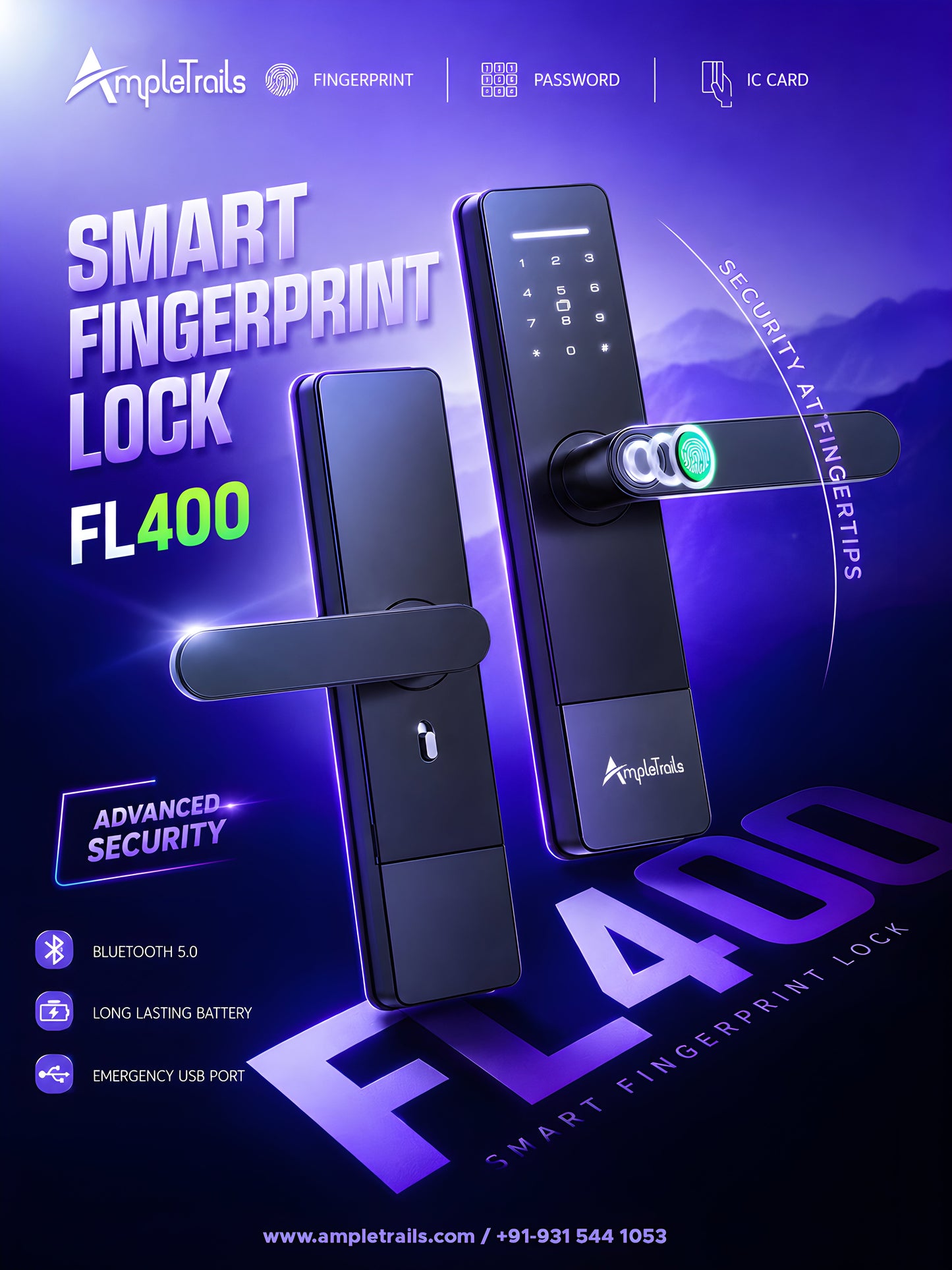 eSSL Smart Fingerprint Lock FL400