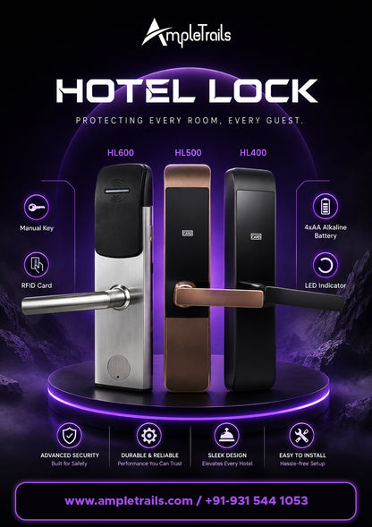 eSSL HL400 Hotel Room Card Lock – Hotel Room Access System