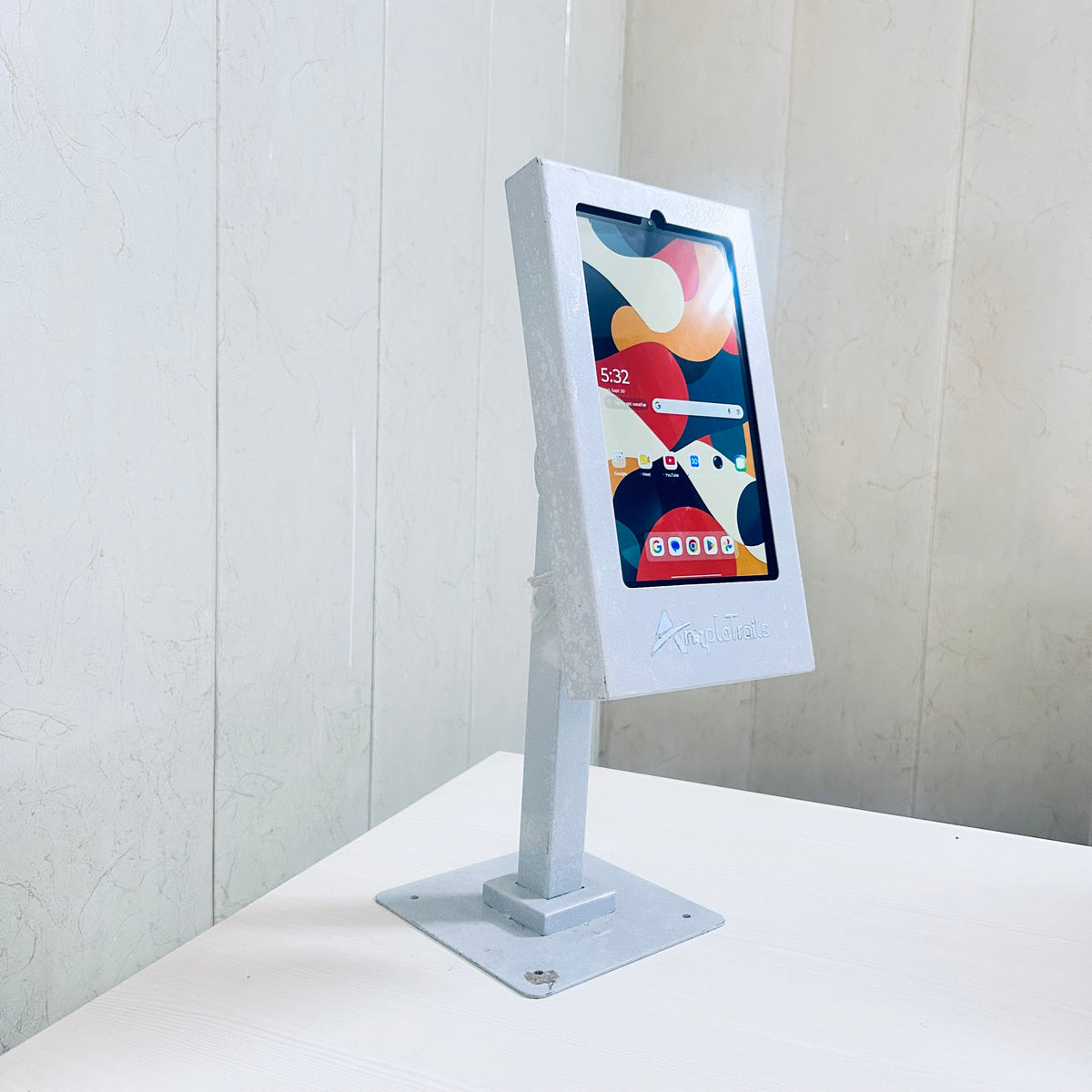 Stand for Tablet for mounting on Flap barrier Gates