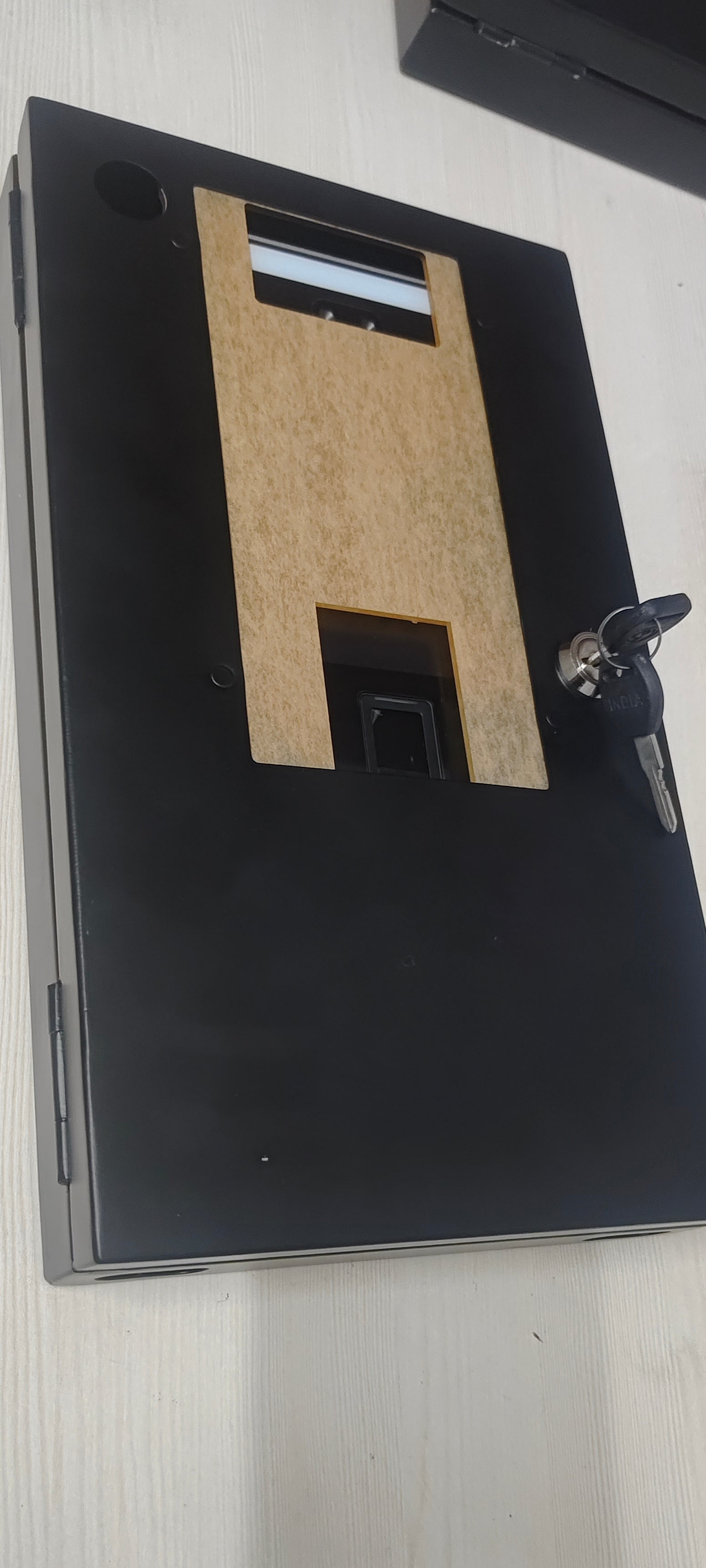 Metal Enclosure for Zkteco SpeedFace-V5L Compatible for All Brands Long Range Face Attendance Machines with Lock and Key