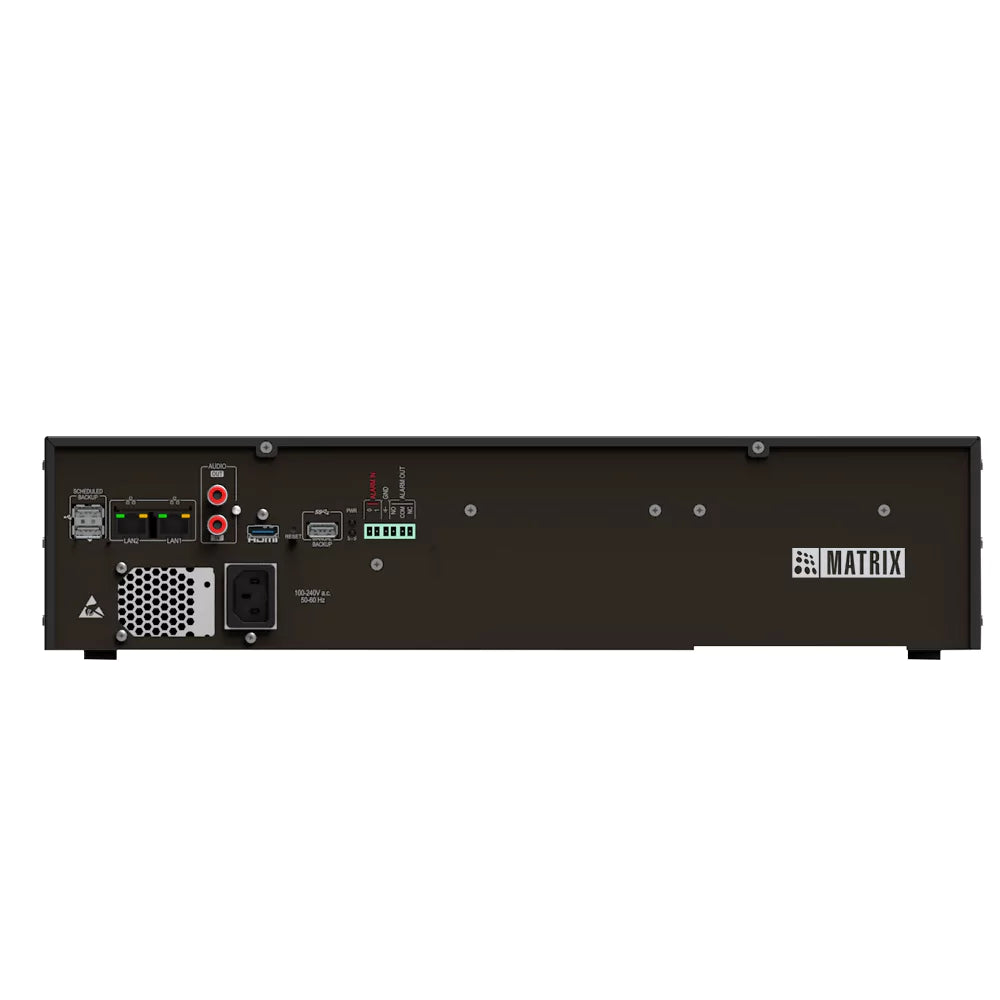 Matrix 32 Channel NVR with 4K Output | Biometric Attendance