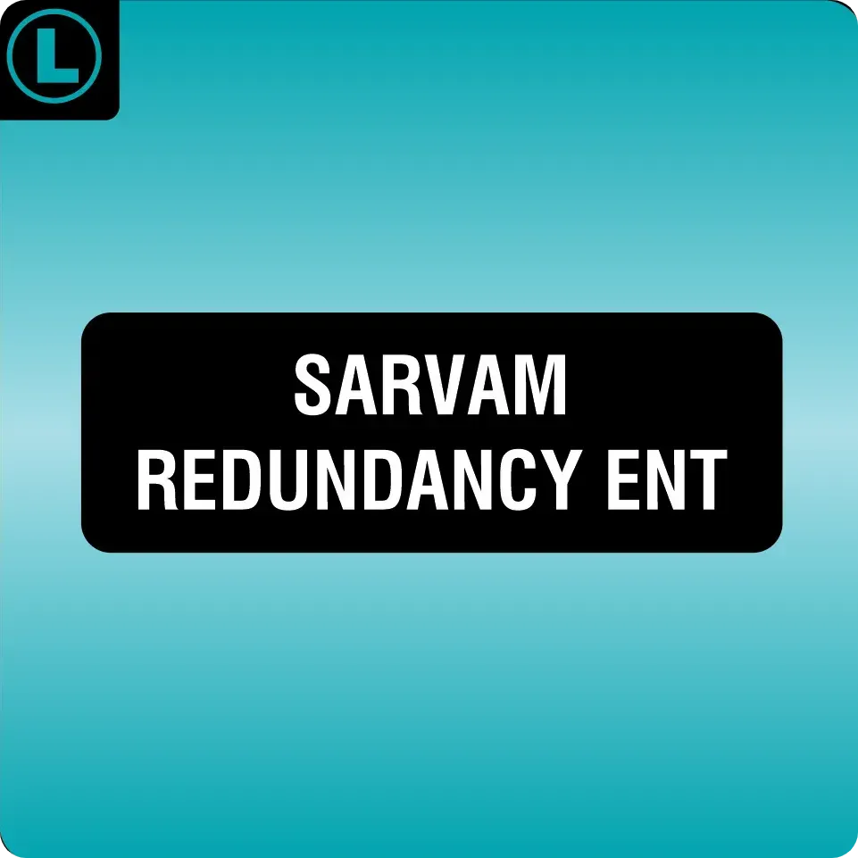 SARVAM REDUNDANCY ENT