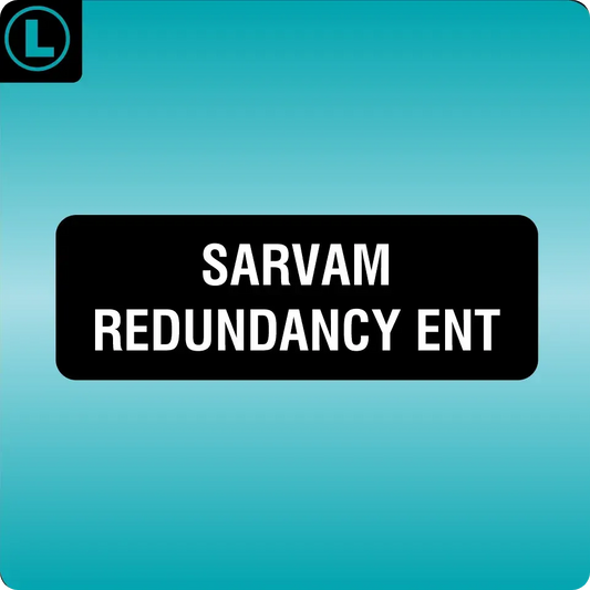SARVAM REDUNDANCY ENT
