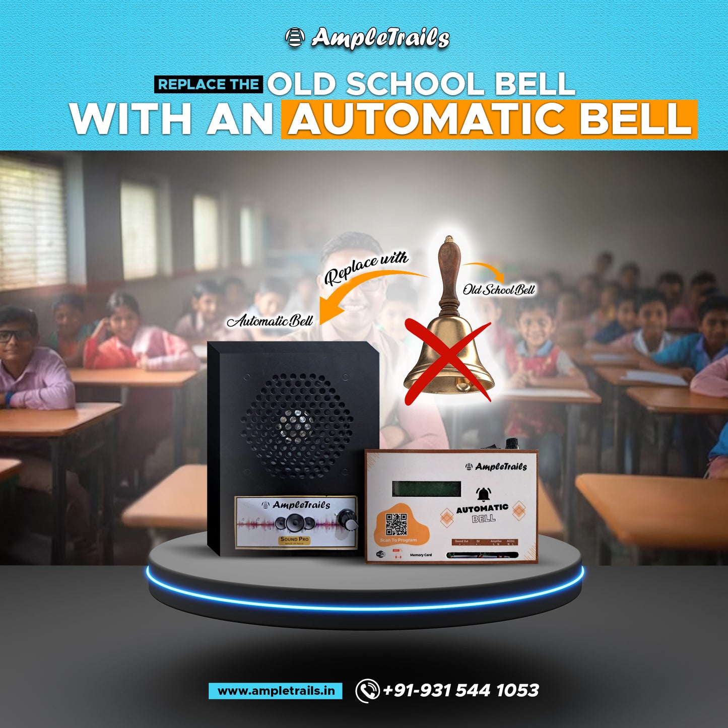 Automatic Bell System - Biometric Attendance System