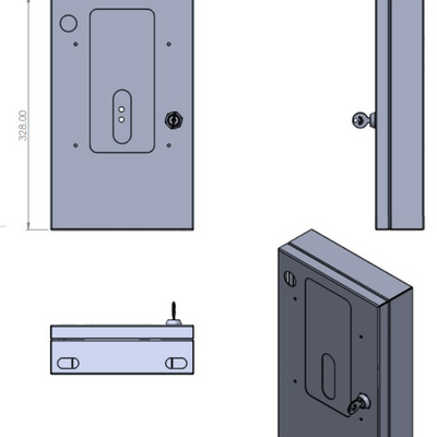 Metal Enclosure for MATRIX COSEC ARGO FACEE