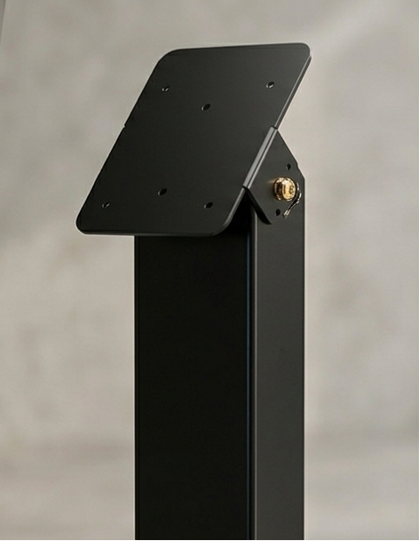 Metal Surface Stand for Biometric Attendance Machines – 130 cm