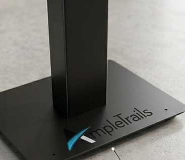 Metal Surface Stand for Biometric Attendance Machines – 130 x 10cm