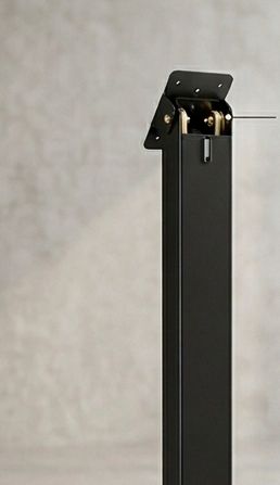 Metal Surface Stand for Biometric Attendance Machines – 130 x 10cm