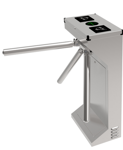 BioMax TNS-108 Tripod Turnstile – Stainless Steel Pedestrian Access Gate