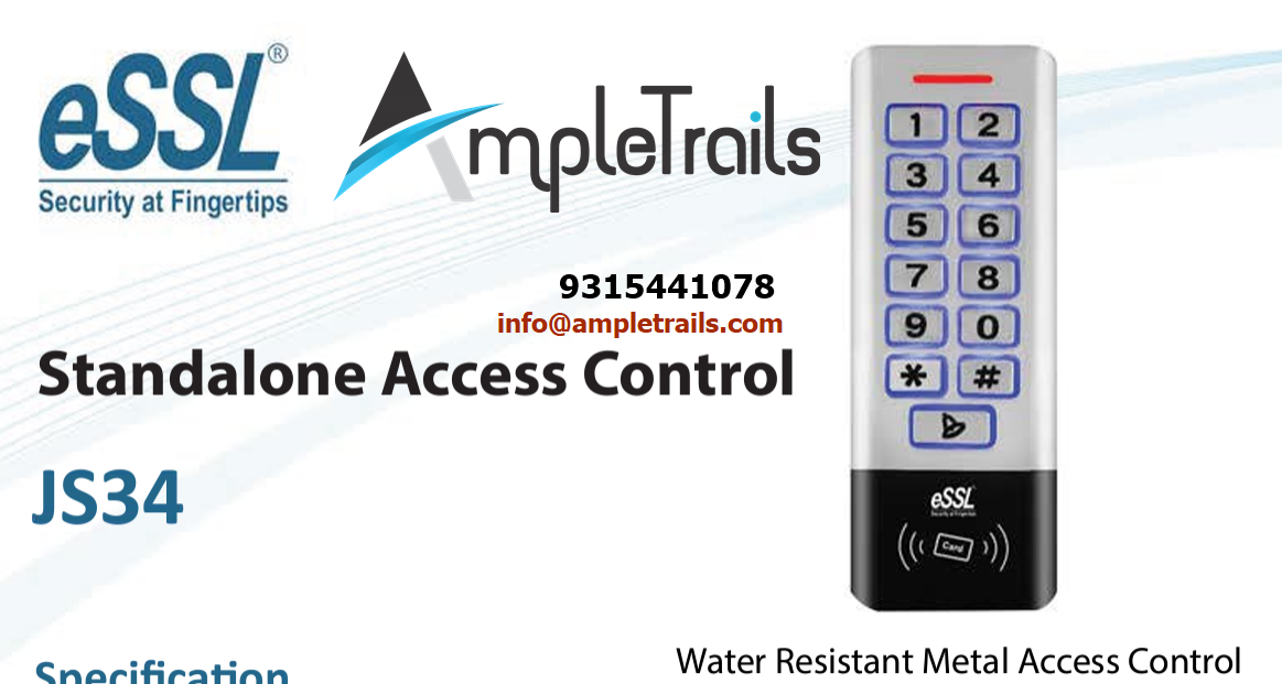 eSSL JS34 Standalone Access Control System