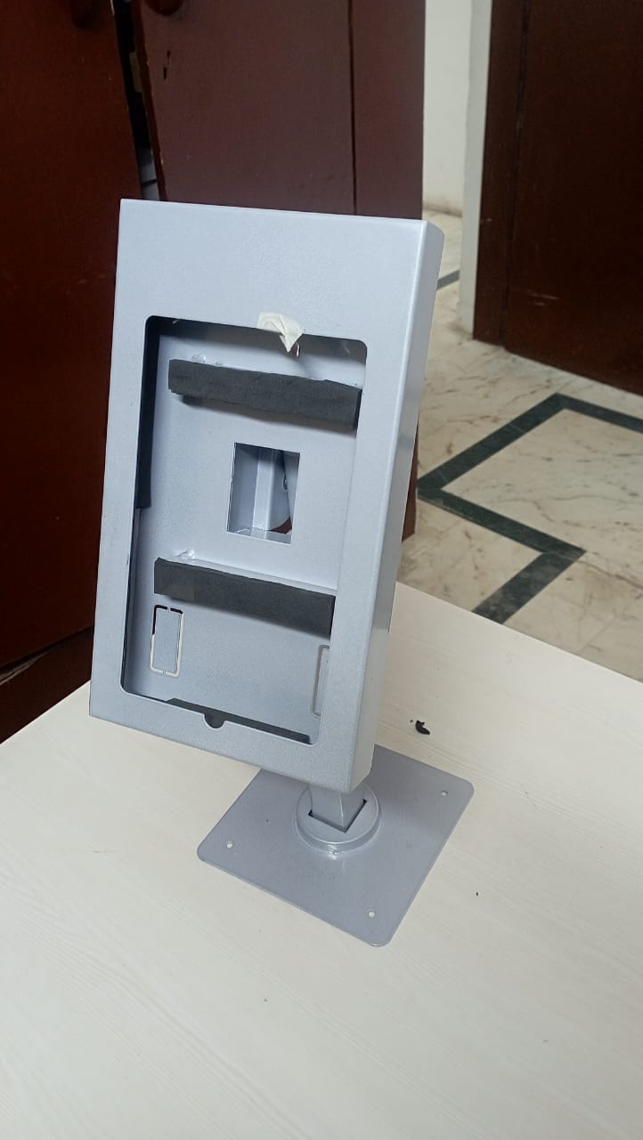 Stand for Tablet for mounting on Flap barrier Gates