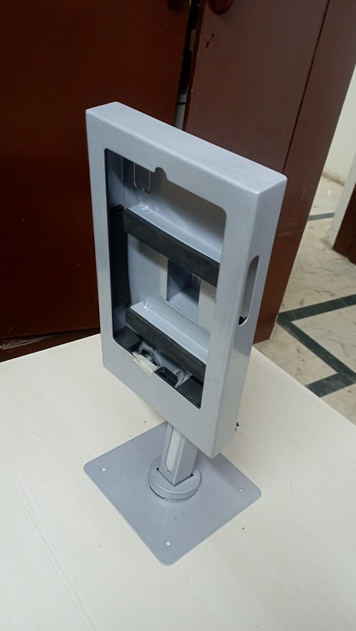 Stand for Tablet for mounting on Flap barrier Gates