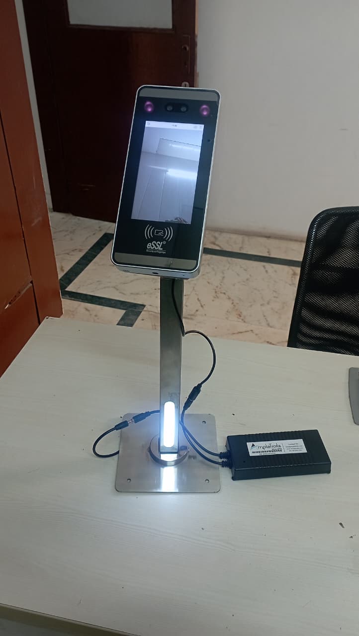 Stand for Face Attendance Machine Mounting on Flap barrier