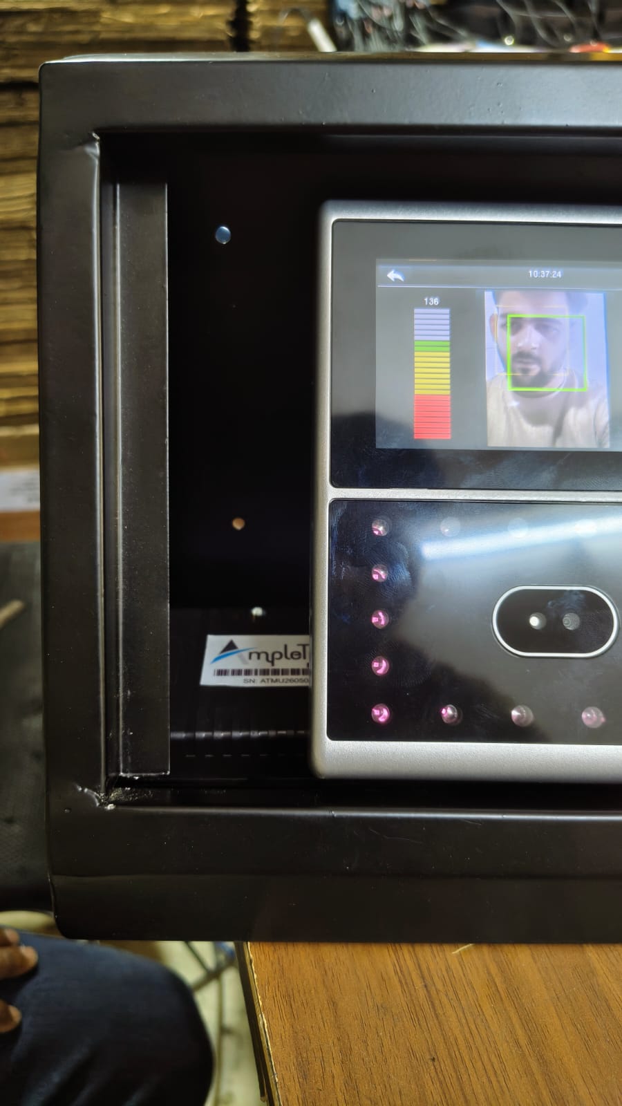 Metal Enclosure for eSSL uFace302 Biometric Attendance Machine